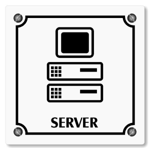 Server, 100x100mm, bílá, Kansas